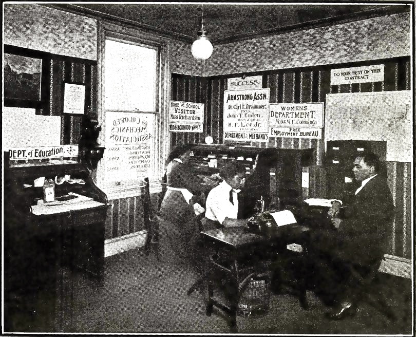Interior, Armstrong Association Employment Office, 1912